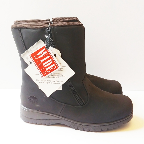 totes boots wide width